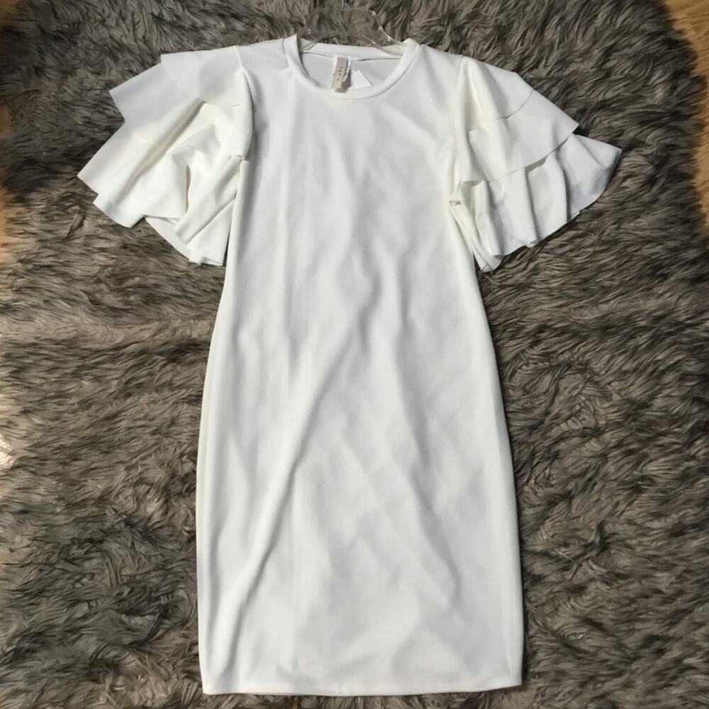 NWT Topia Flounce Sleeve Dress